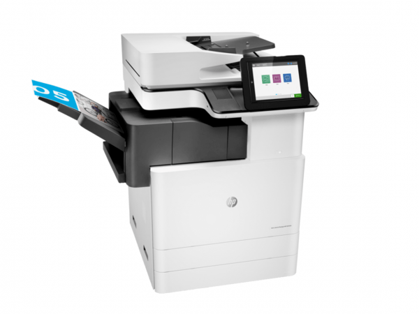 HP color multifunction printer model E87650du